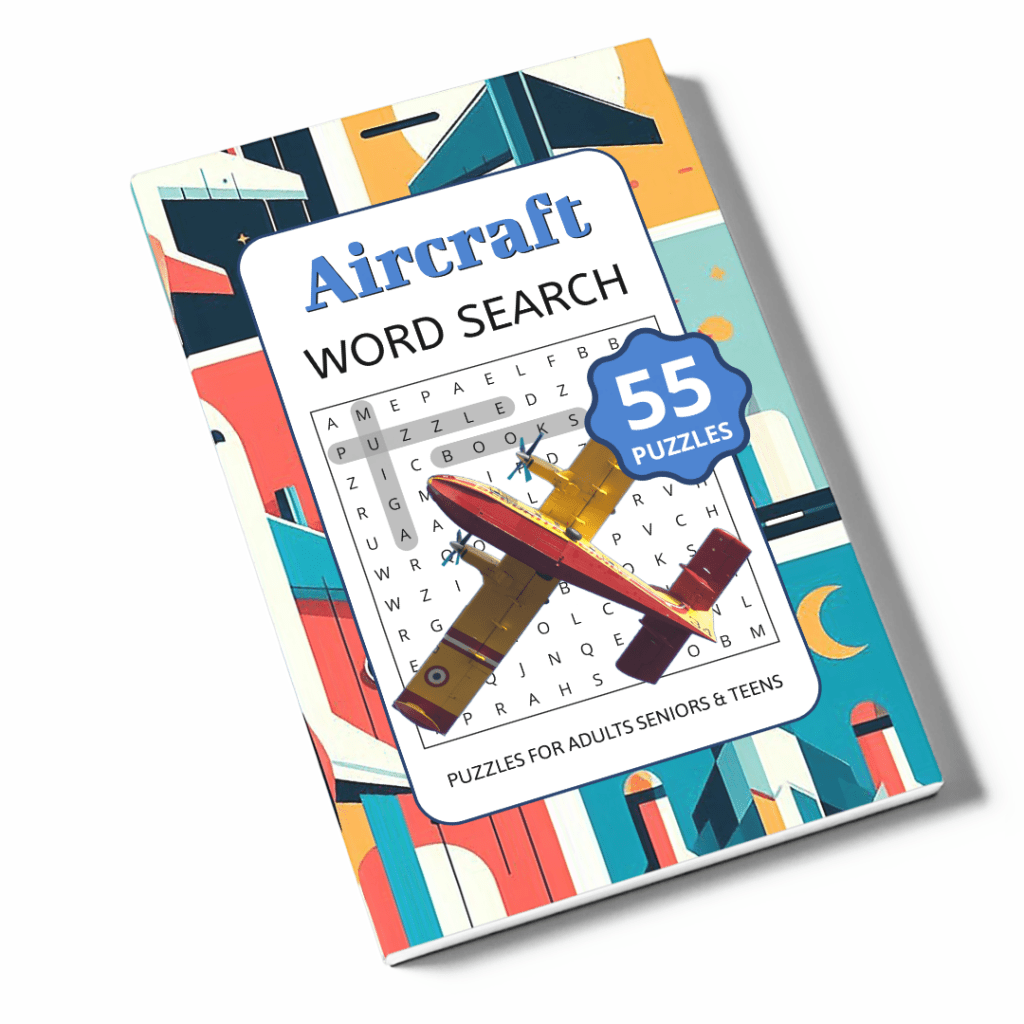 Aircraft Word Search Puzzle&nbsp;Book