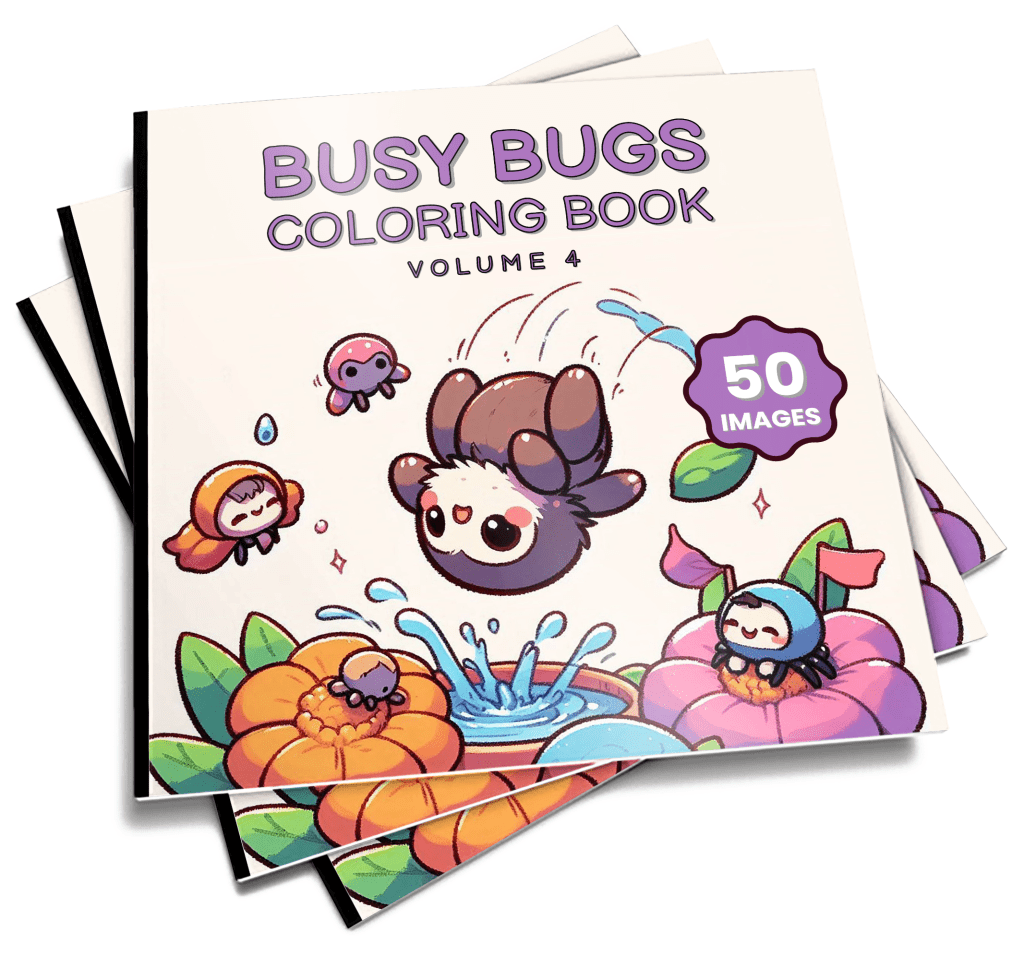 Busy Bugs Coloring Book Volume&nbsp;4