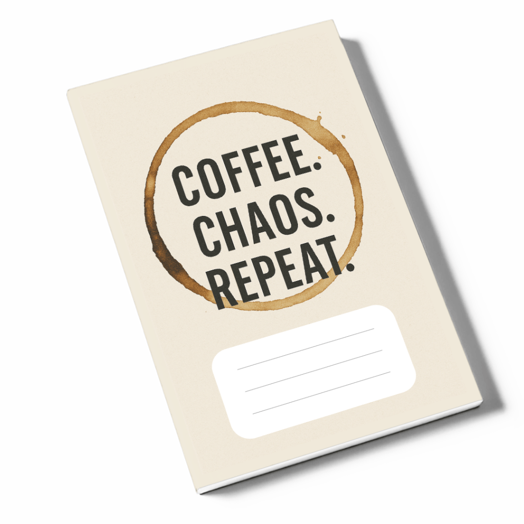 Coffee Chaos Repeat&nbsp;Notebook