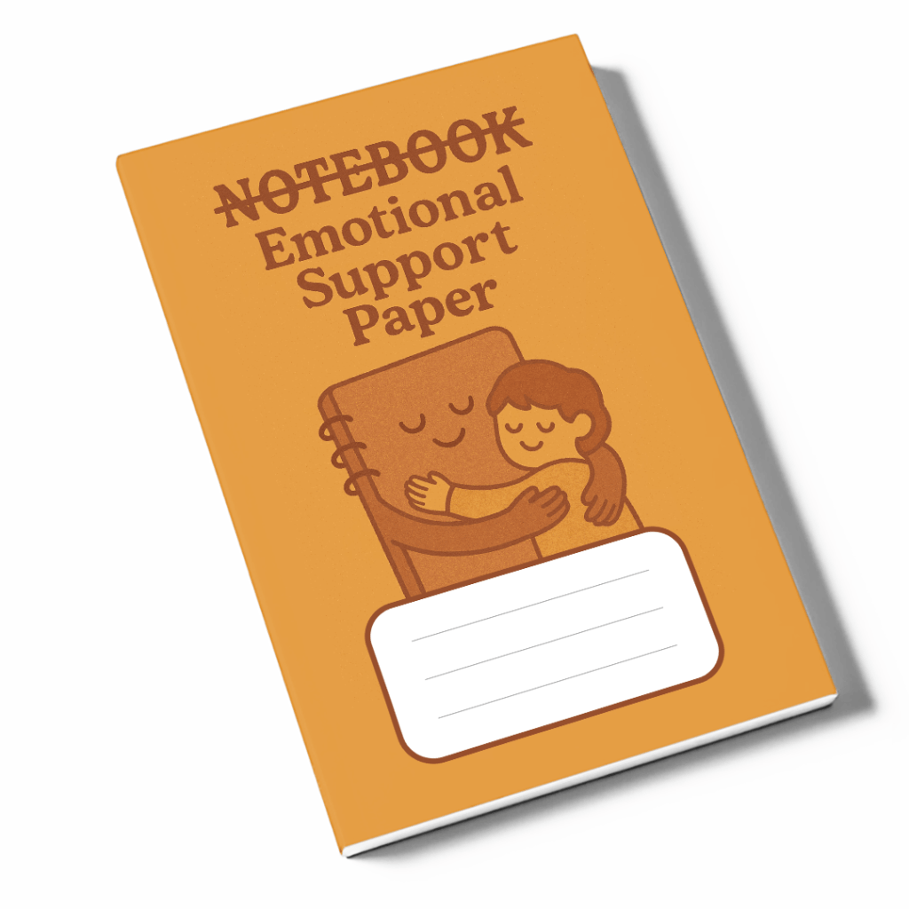 Emotional Support Paper&nbsp;Notebook