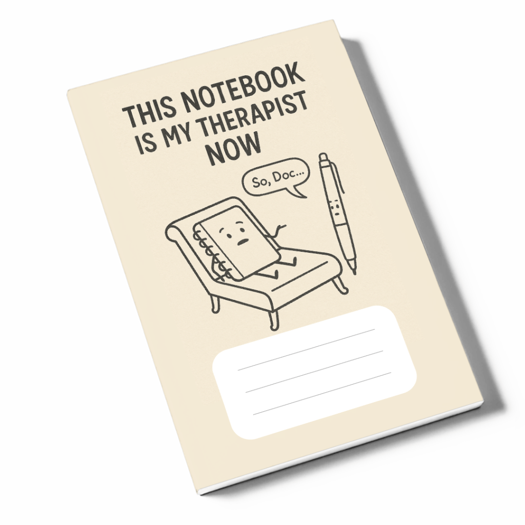 This Notebook Is My Therapist Now&nbsp;Notebook
