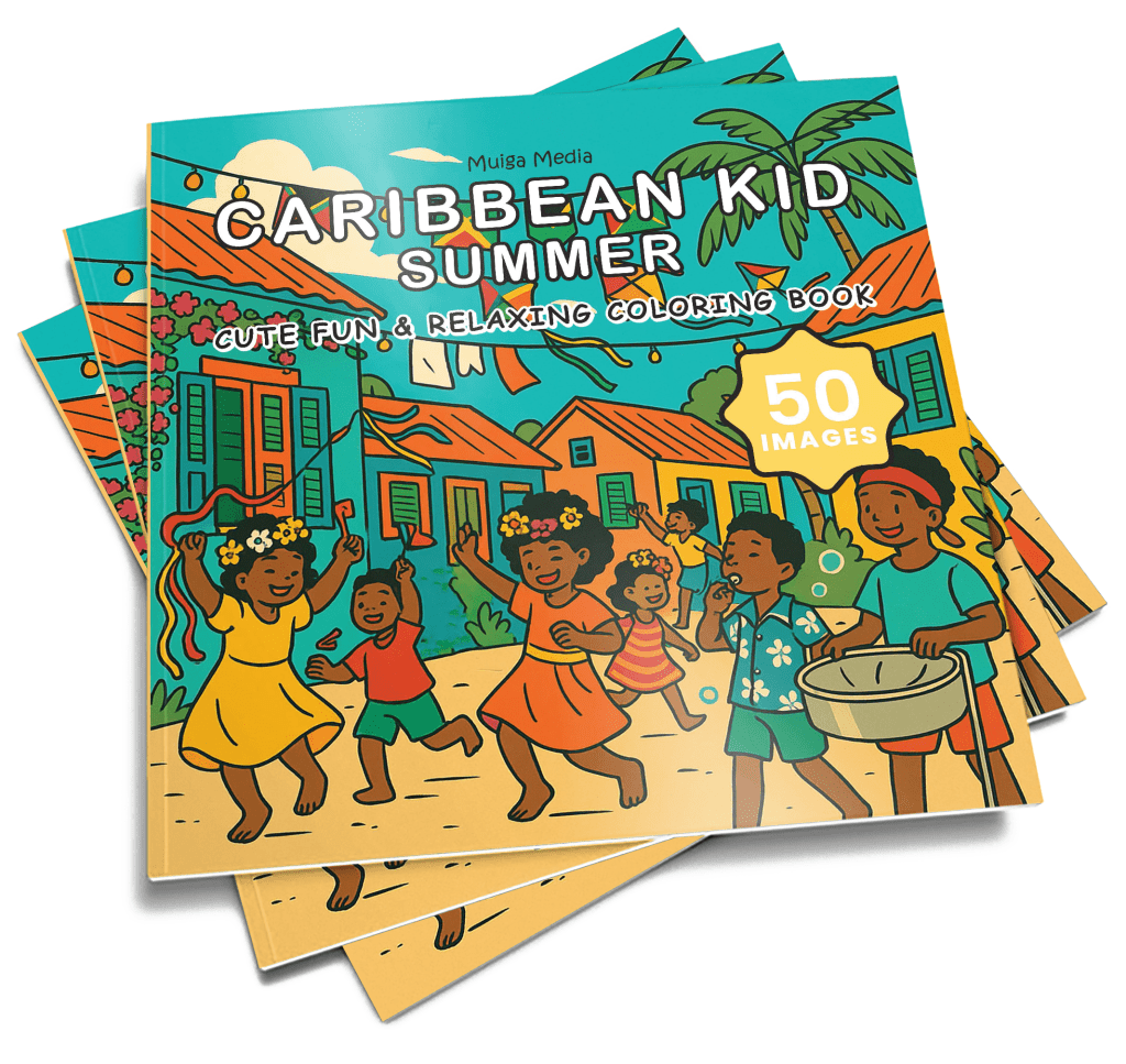Caribbean Kid Summer Coloring&nbsp;Book
